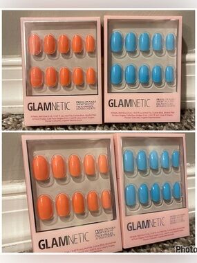 Two Sets of Glamnetic Round Nails